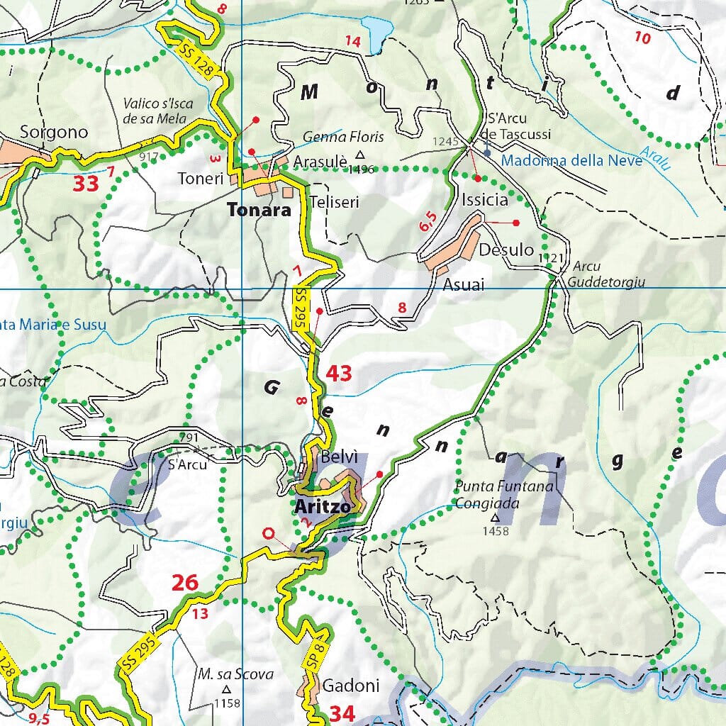 Carte routière n° 366 - Sardaigne | Michelin carte routière Michelin