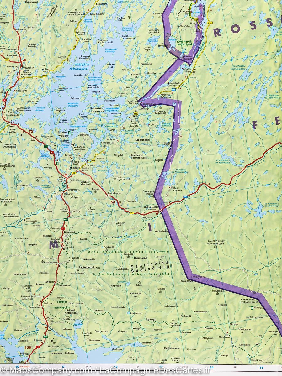 Carte routière n° 4 - Cap Nord & Hammerfest (Norvège) | Freytag & Berndt carte routière Freytag & Berndt