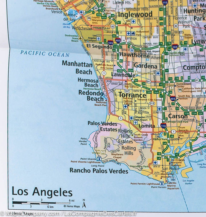 Carte routière n° 5 - Californie et du Nevada (USA) | Hallwag carte pliée Hallwag 