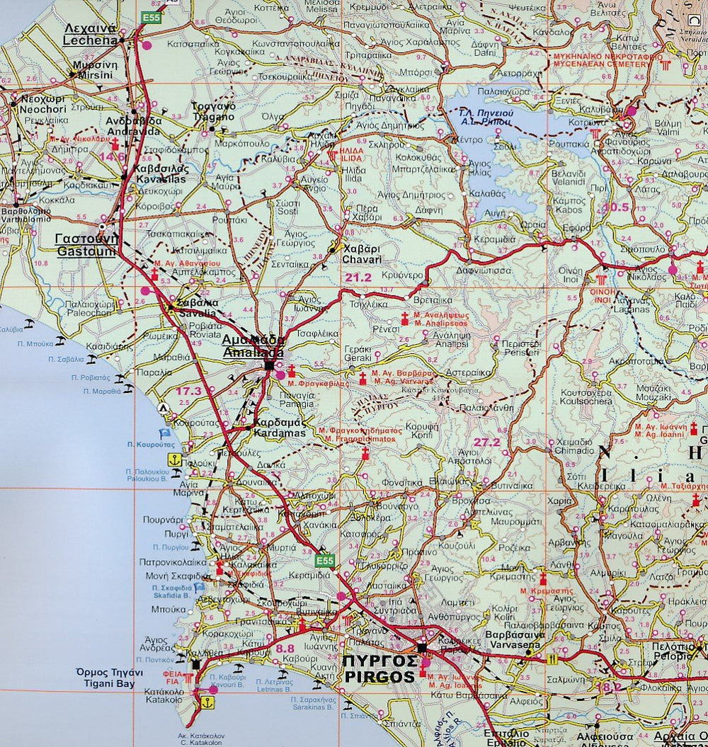 Carte routière - Péloponnèse # 5 (Grèce) | Road Editions - La Compagnie des Cartes