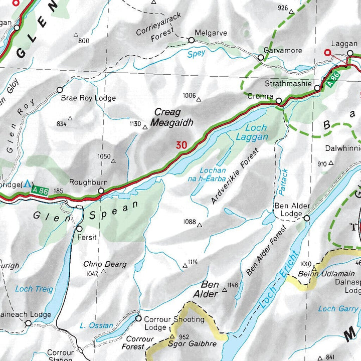 Carte routière n° 501 - Ecosse | Michelin carte pliée Michelin 