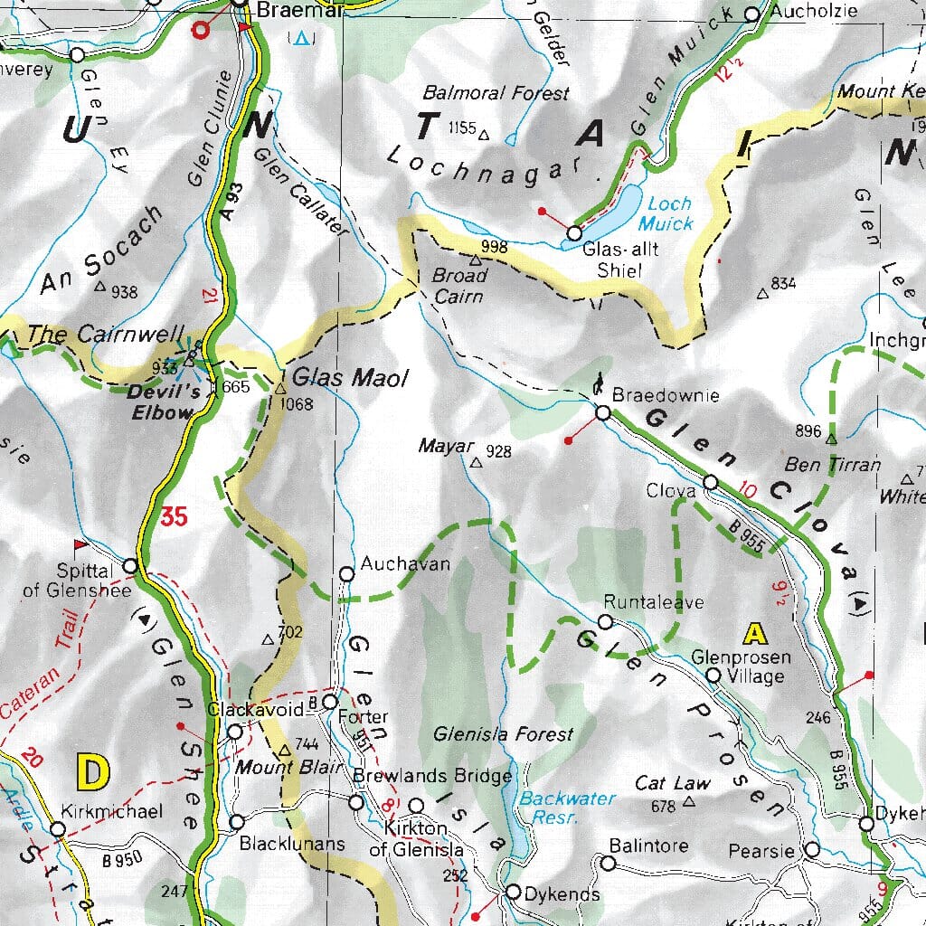 Carte routière n° 501 - Ecosse | Michelin carte pliée Michelin 