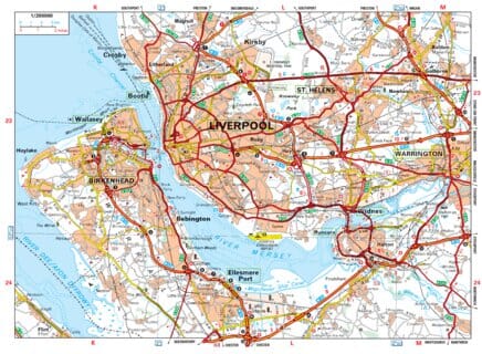 Carte routière n° 503 - Pays de Galles, Angleterre Sud-Ouest & Midlands | Michelin carte routière Michelin