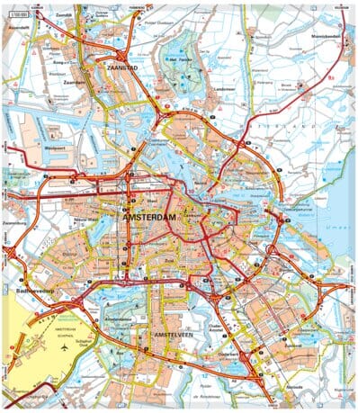 Carte routière n° 532 - Pays-Bas Sud | Michelin carte pliée Michelin 