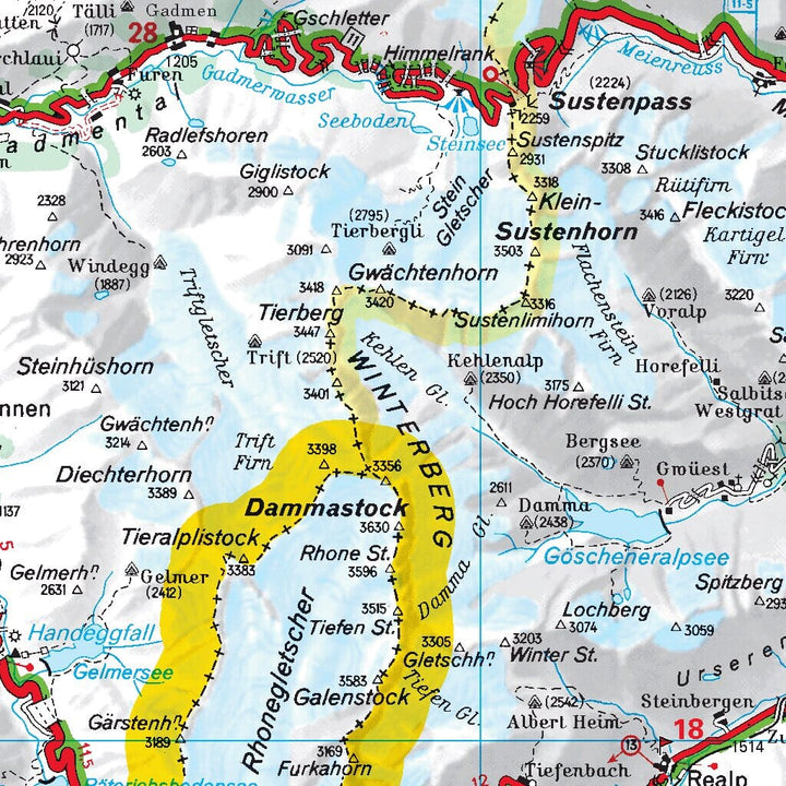 Carte routière n° 552 - Suisse sud-ouest | Michelin carte pliée Michelin 