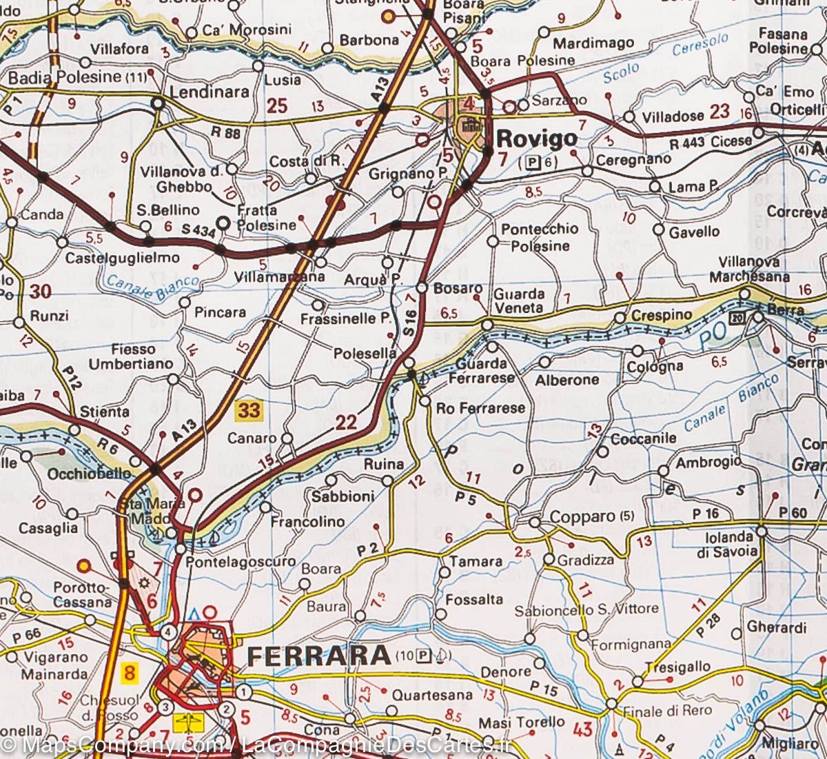 Carte routière n° 562 - Italie Nord-Est | Michelin carte routière Michelin
