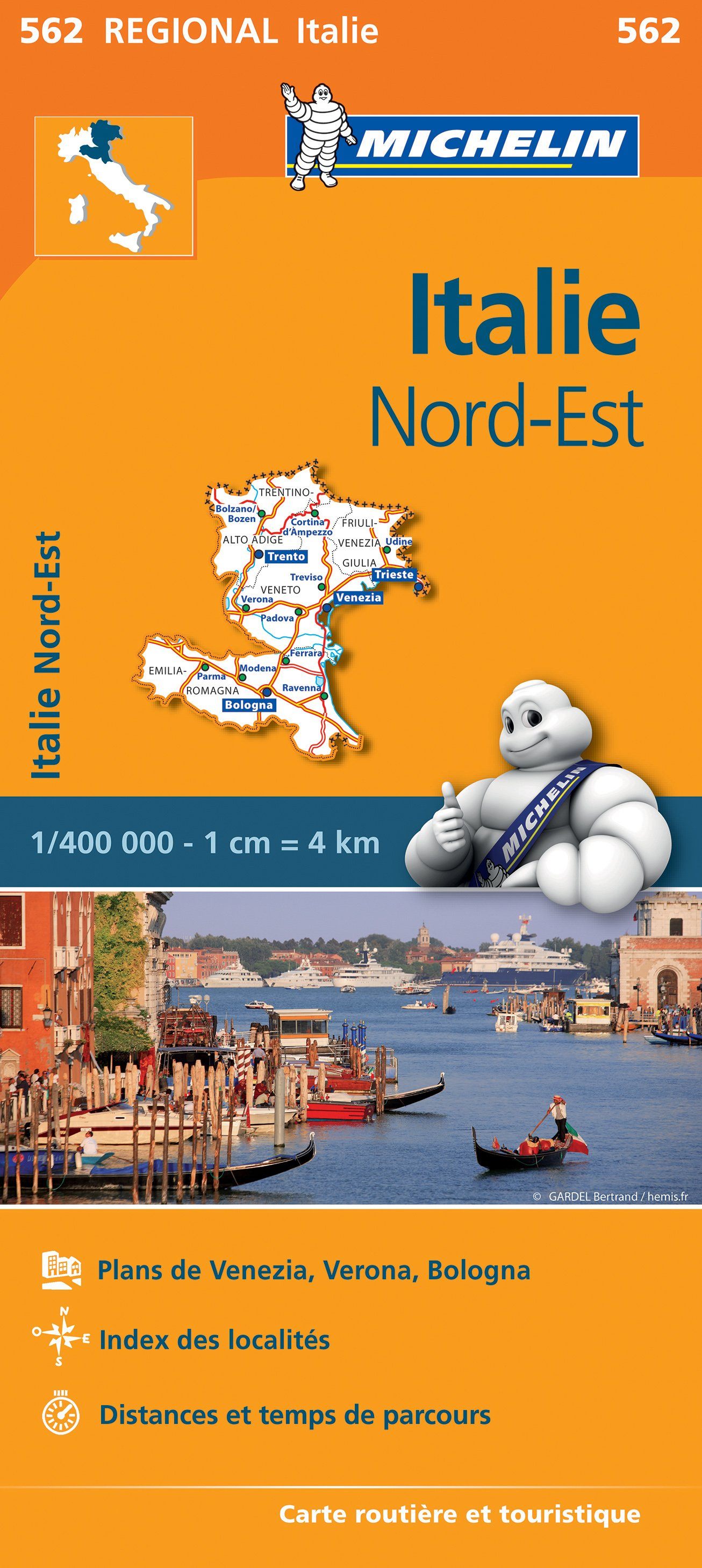 Carte routière n° 562 - Italie Nord-Est | Michelin carte routière Michelin