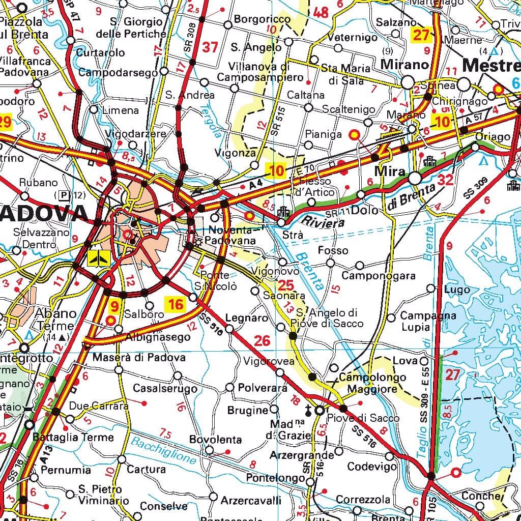 Carte routière n° 562 - Italie Nord-Est | Michelin carte routière Michelin