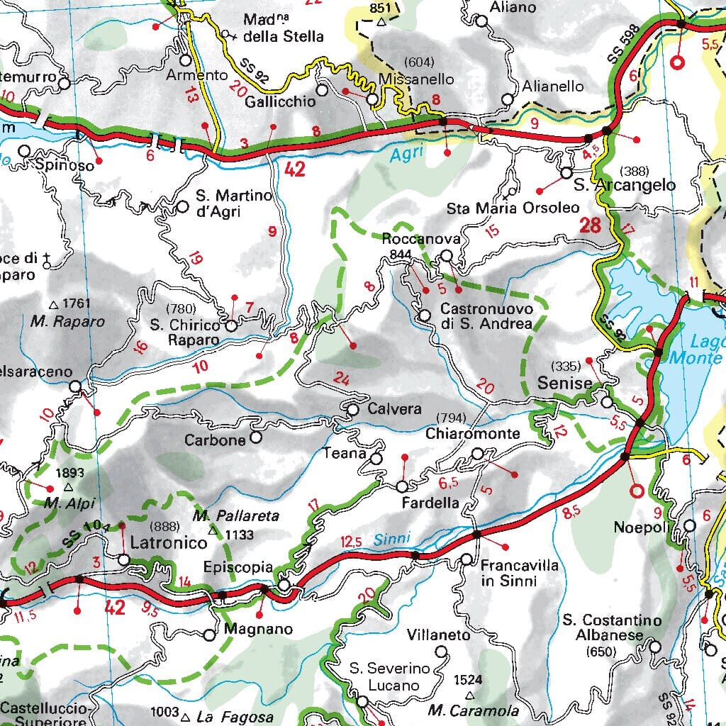Carte routière n° 564 - Italie du Sud | Michelin carte routière Michelin