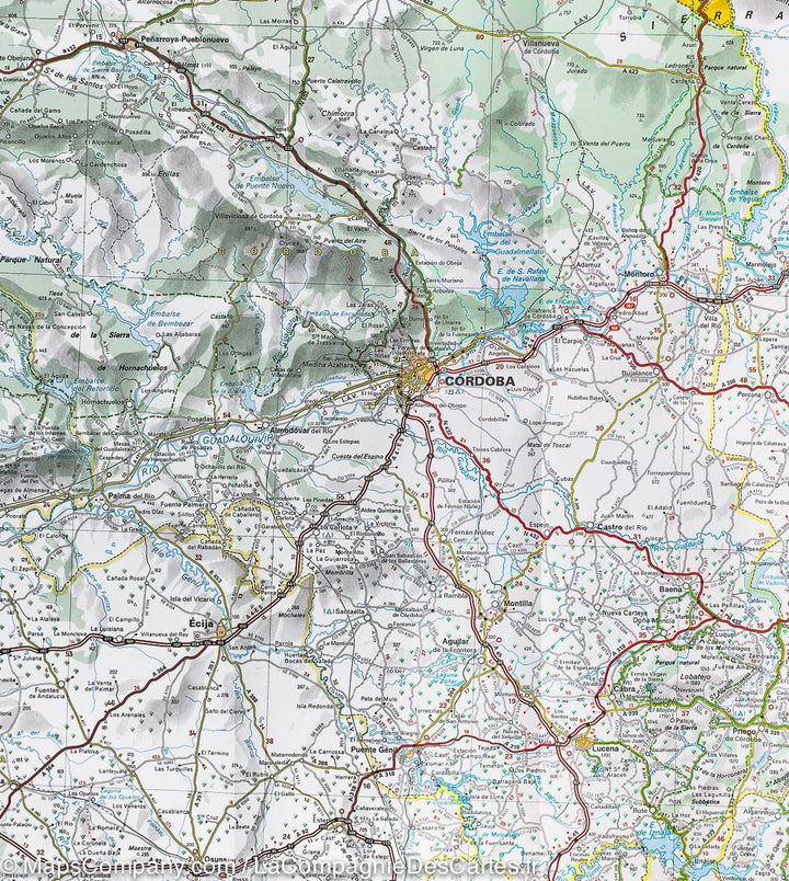 Carte routière n° 578 - Andalousie | Michelin carte pliée Michelin 