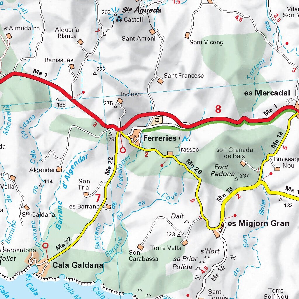 Carte routière n° 579 - Iles Baléares | Michelin carte routière Michelin