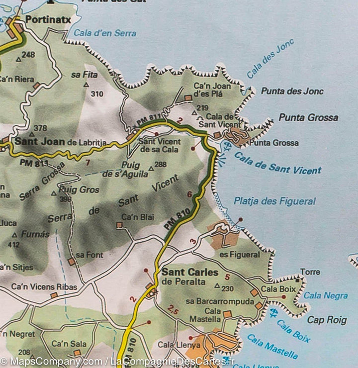 Carte routière n° 579 - Iles Baléares | Michelin carte pliée Michelin 