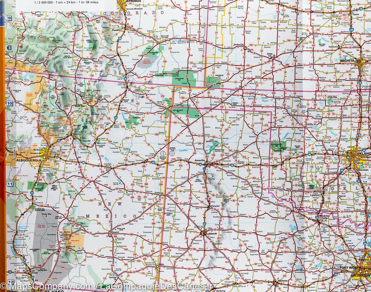 Carte routière n° 584 - Etats-Unis Sud-Est | Michelin carte routière Michelin