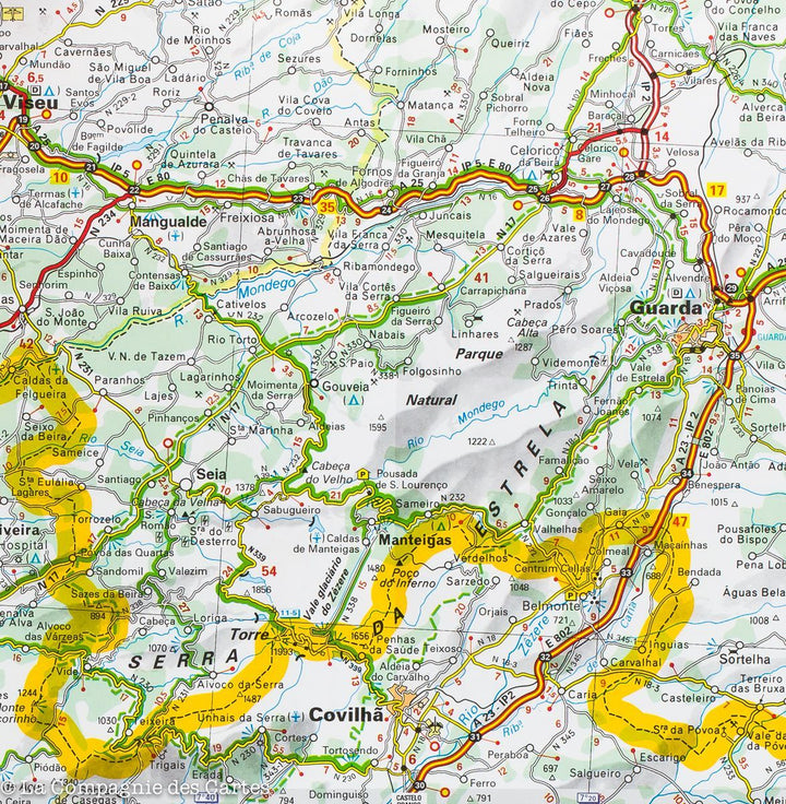 Carte routière n° 591 - Portugal Nord | Michelin carte pliée Michelin 