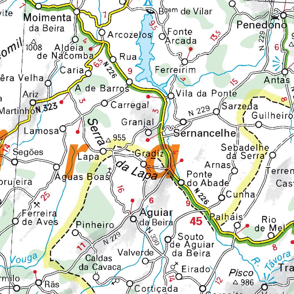Carte routière n° 591 - Portugal Nord | Michelin carte pliée Michelin 