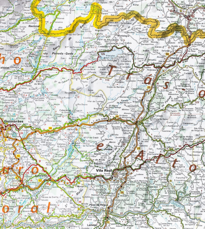 Carte routière n° 591 - Portugal Nord | Michelin carte pliée Michelin 