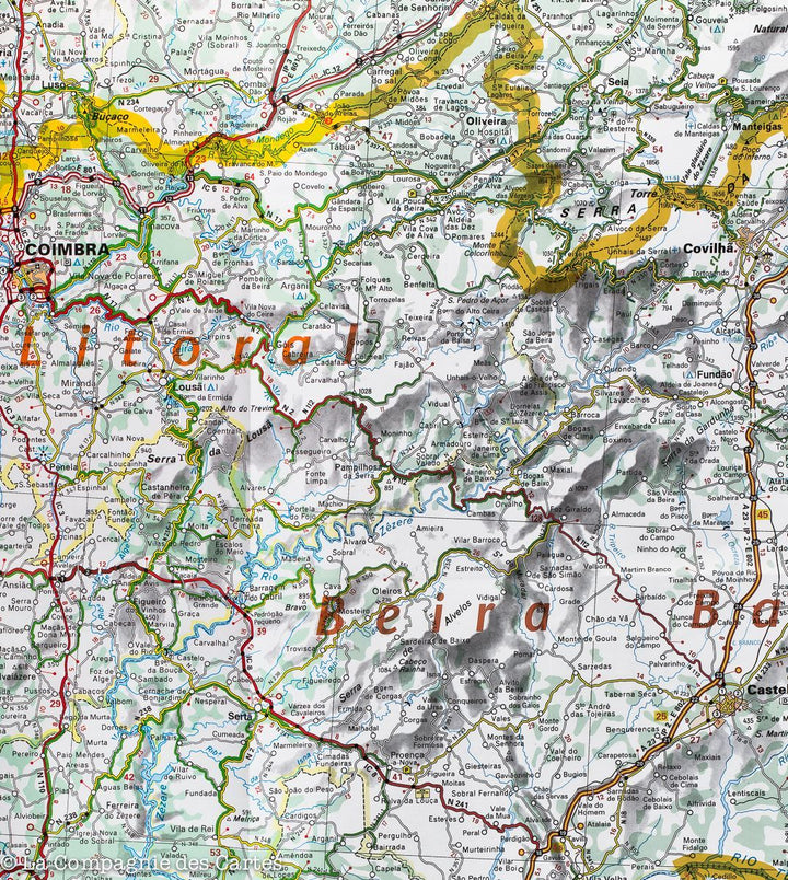 Carte routière n° 592 - Portugal Centre | Michelin carte pliée Michelin 