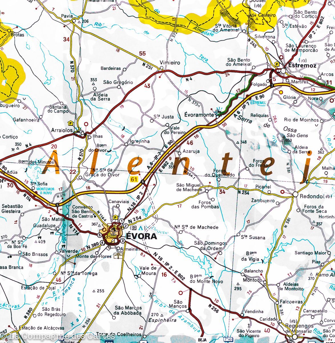 Carte routière n° 592 - Portugal Centre | Michelin carte routière Michelin