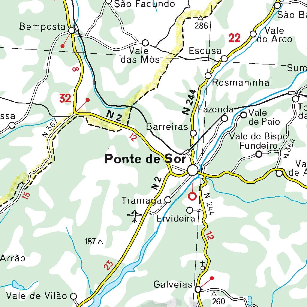 Carte routière n° 592 - Portugal Centre | Michelin carte routière Michelin