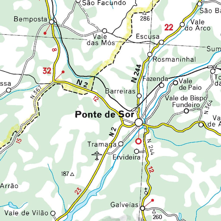 Carte routière n° 592 - Portugal Centre | Michelin carte pliée Michelin 