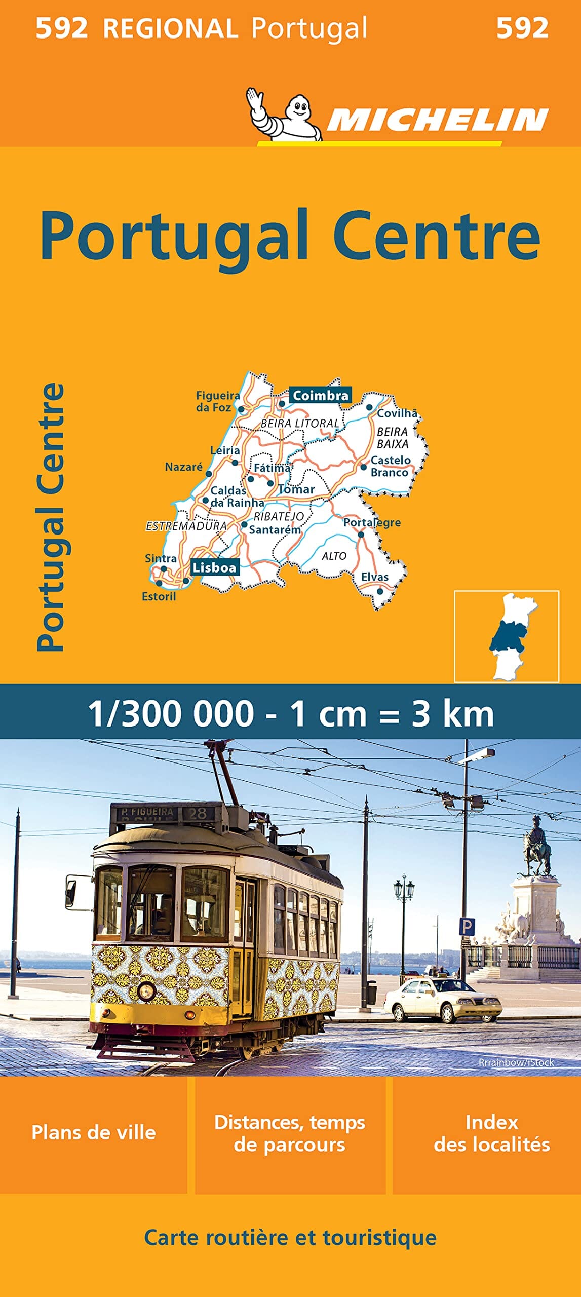 Carte routière n° 592 - Portugal Centre | Michelin carte routière Michelin