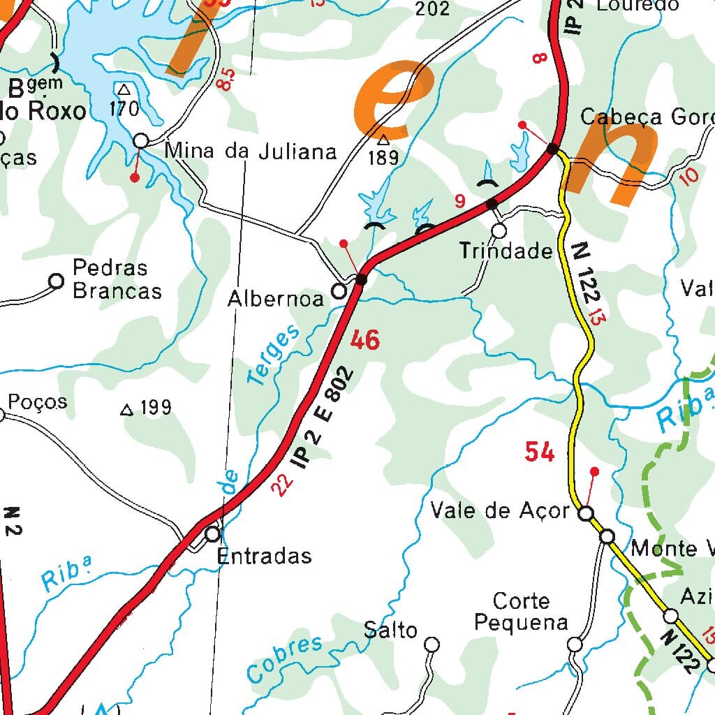 Carte routière n° 593 - Portugal Sud & Algarve | Michelin carte routière Michelin