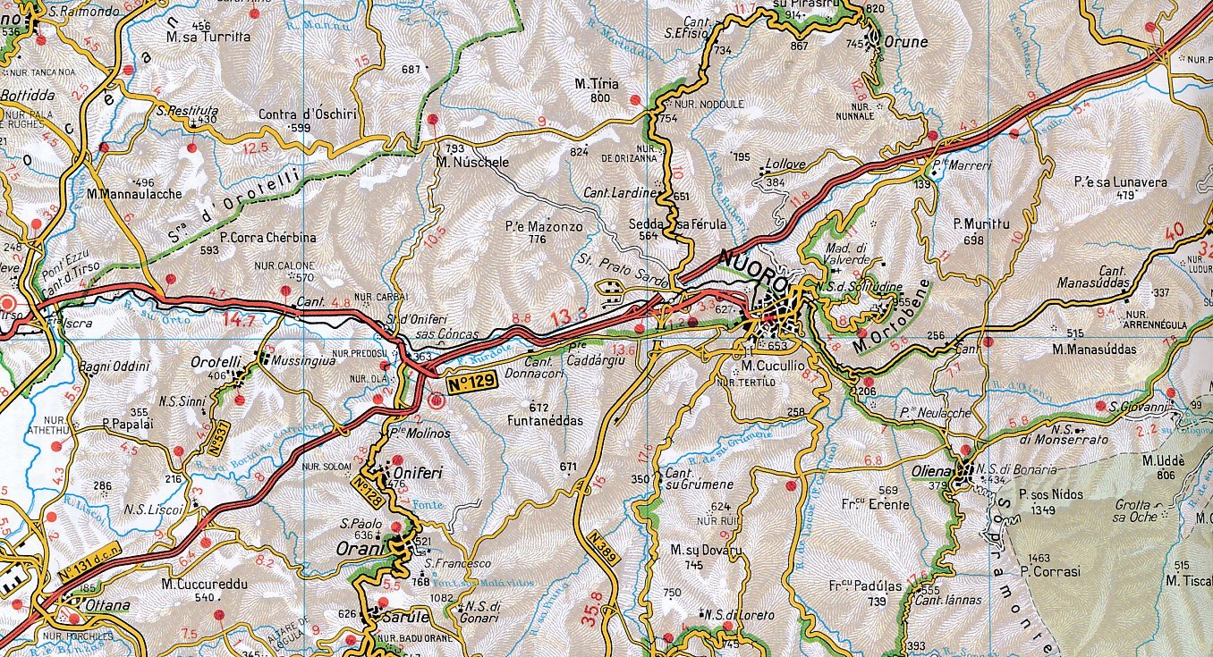 Carte routière n° 6 - Emilie-Romagne (région de Bologne, Italie) | Touring Club Italiano-1/200 000 carte routière Touring Club Italiano