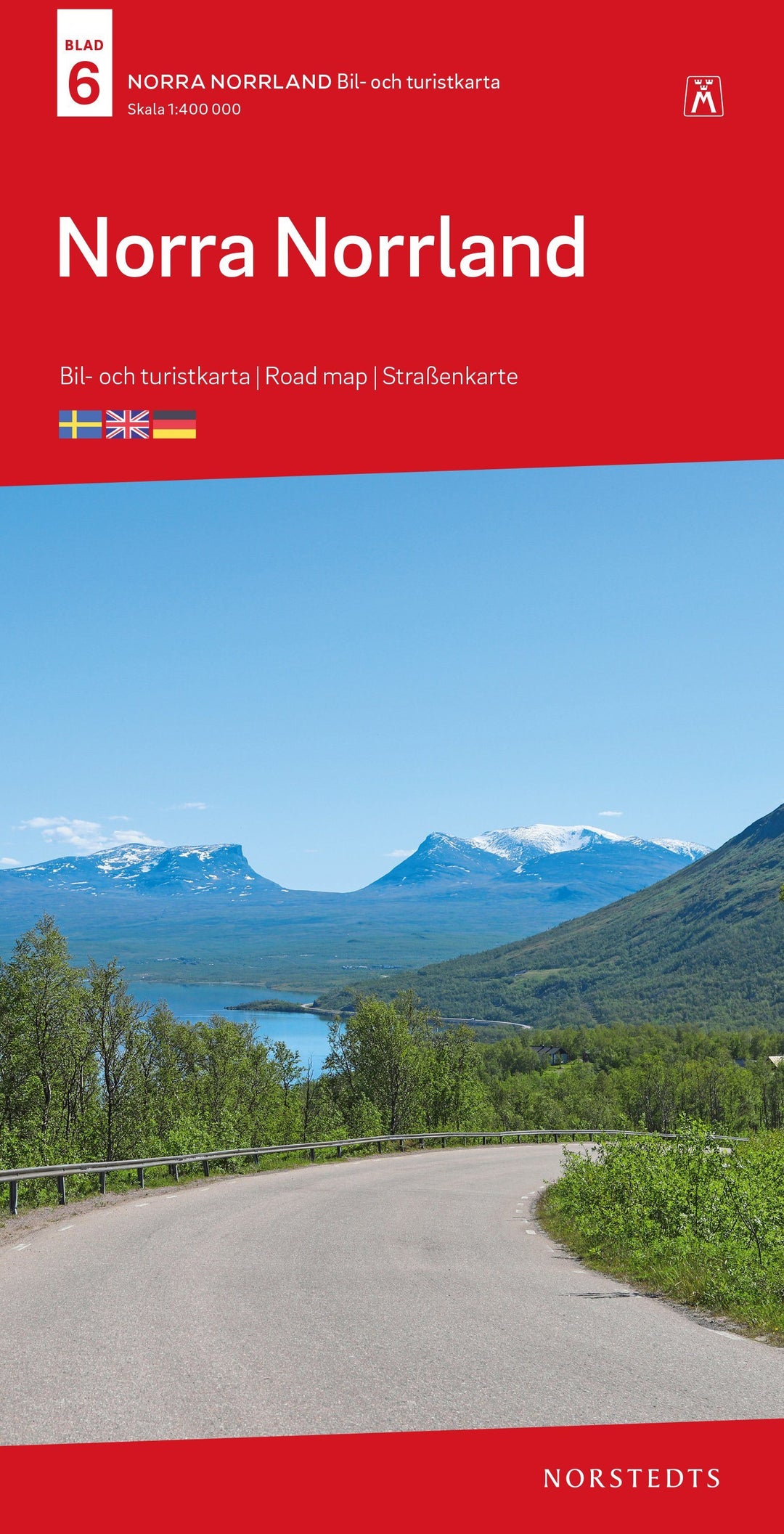 Carte routière n° 6 - Suède Laponie | Norstedts carte pliée Norstedts 