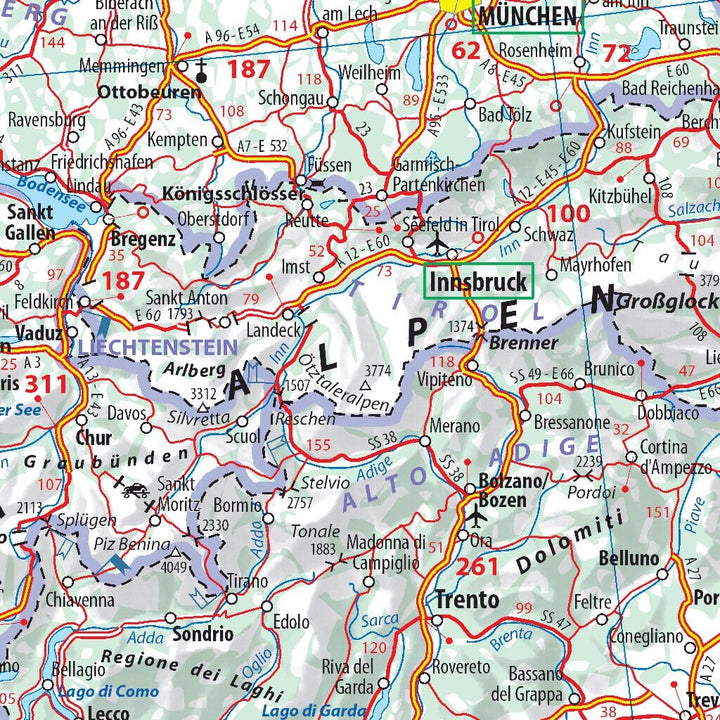 Carte routière n° 705 - Europe 2022 | Michelin carte pliée Michelin 
