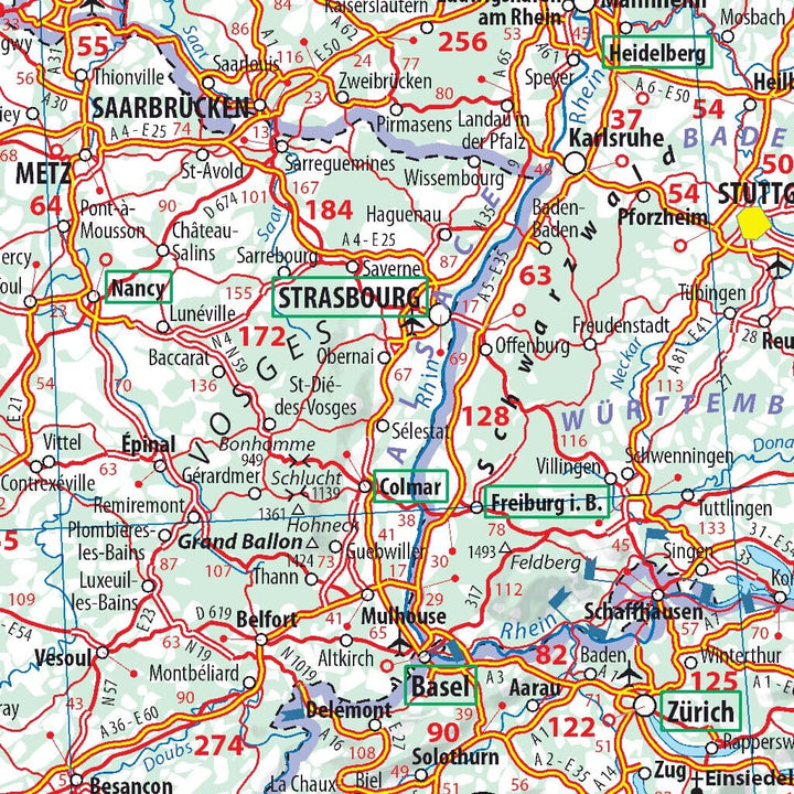 Carte routière n° 705 - Europe 2022 | Michelin carte pliée Michelin 