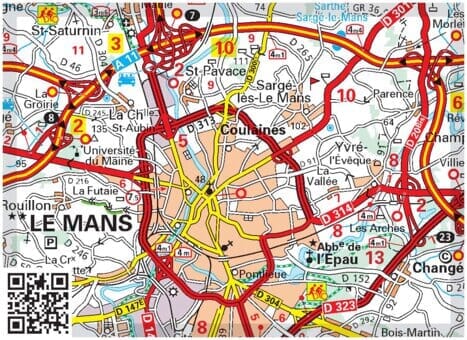 Road map no. 706 - 1/4 France - North-West 2026 | Michelin – Cartovia Road map no. 706 - 1/4 France - North-West 2026 | Michelin – Cartovia