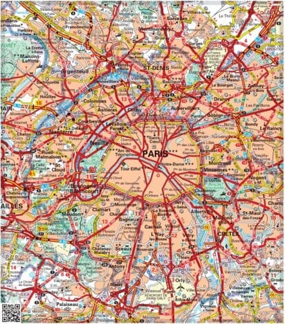 Carte routière n° 706 - 1/4 France - Nord-Ouest 2026 | Michelin carte routière Michelin