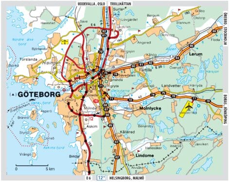 Carte routière n° 711 - Scandinavie & Finlande | Michelin carte routière Michelin