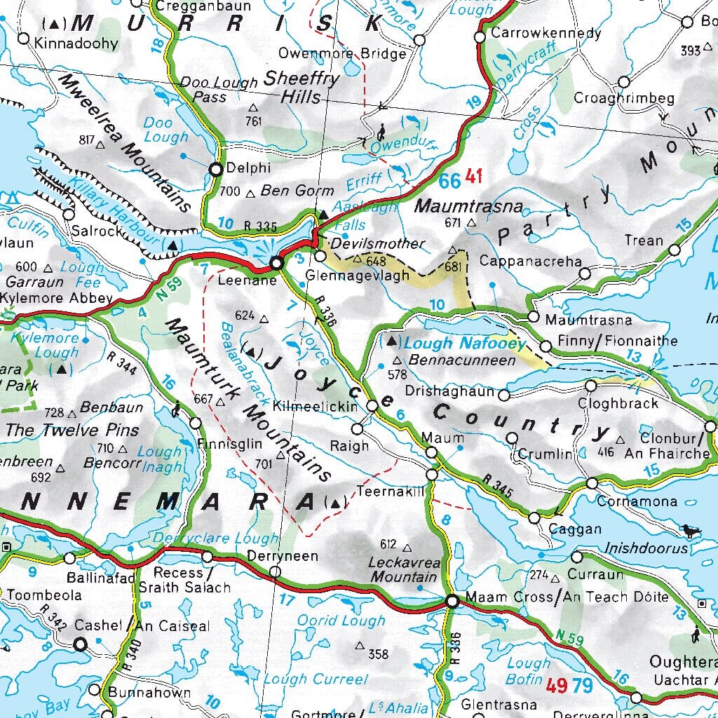 Carte routière n° 712 - Irlande | Michelin carte pliée Michelin 