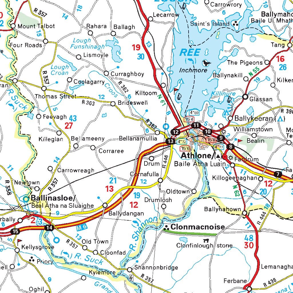 Carte routière n° 712 - Irlande | Michelin carte pliée Michelin 