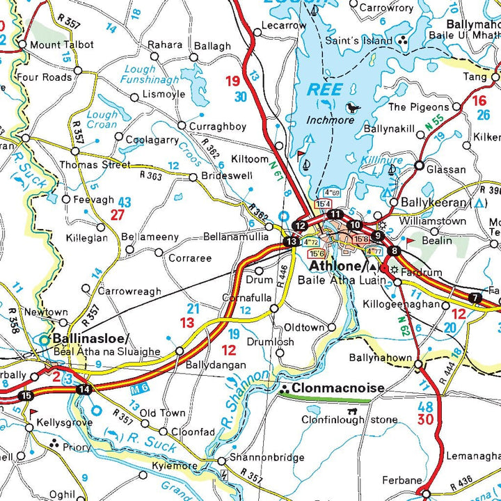 Carte routière n° 712 - Irlande | Michelin carte pliée Michelin 