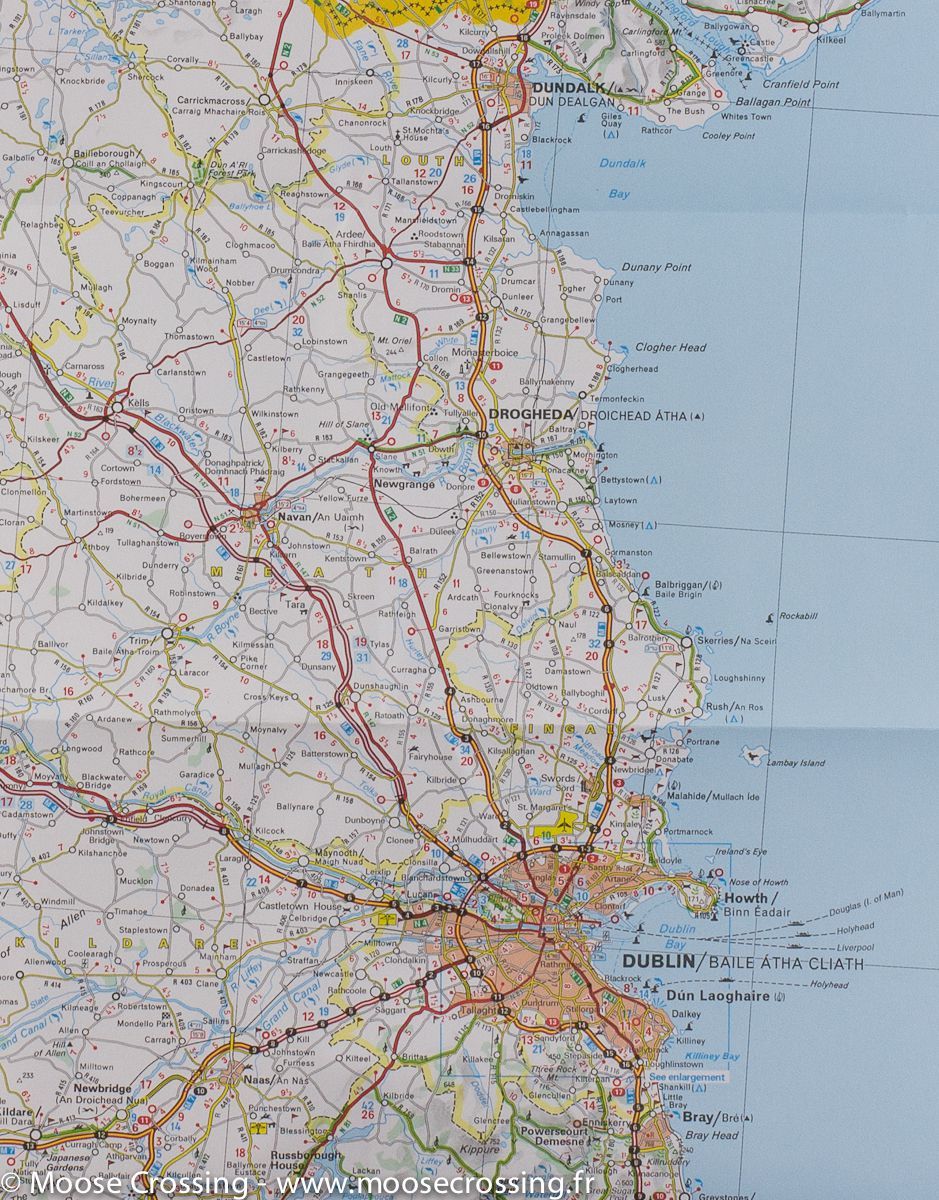 Carte routière n° 712 - Irlande | Michelin carte routière Michelin