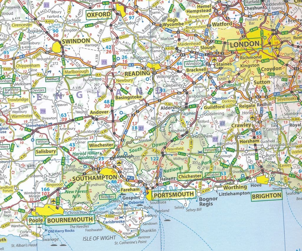 Carte routière n° 713 - Grande-Bretagne & Irlande 2026 | Michelin carte routière Michelin