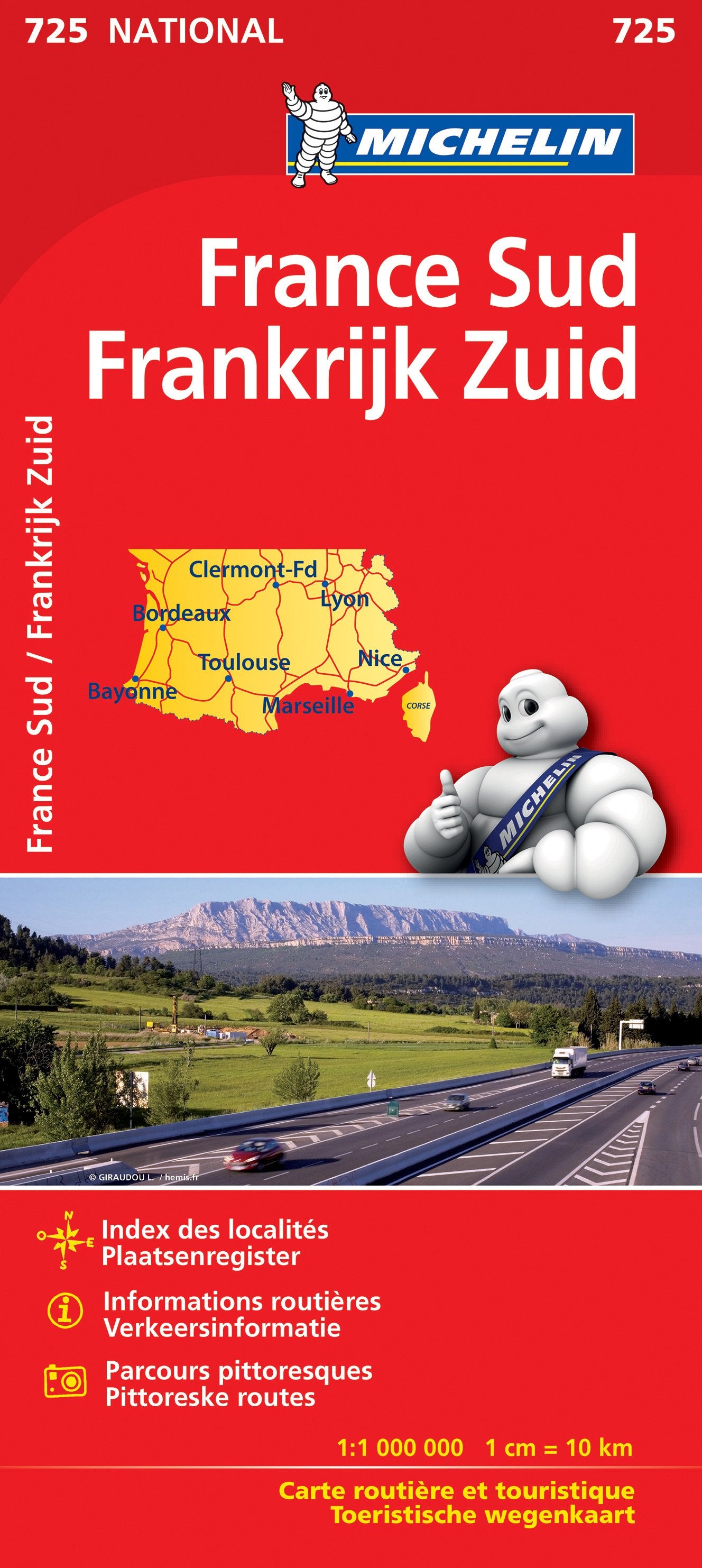Carte routière n° 725 - France Sud | Michelin carte routière Michelin Default Title