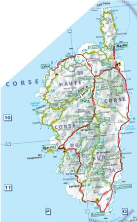 Carte routière n° 725 - France Sud - VERSION MURALE ET PLASTIFIEE | Michelin carte murale grand tube Michelin 