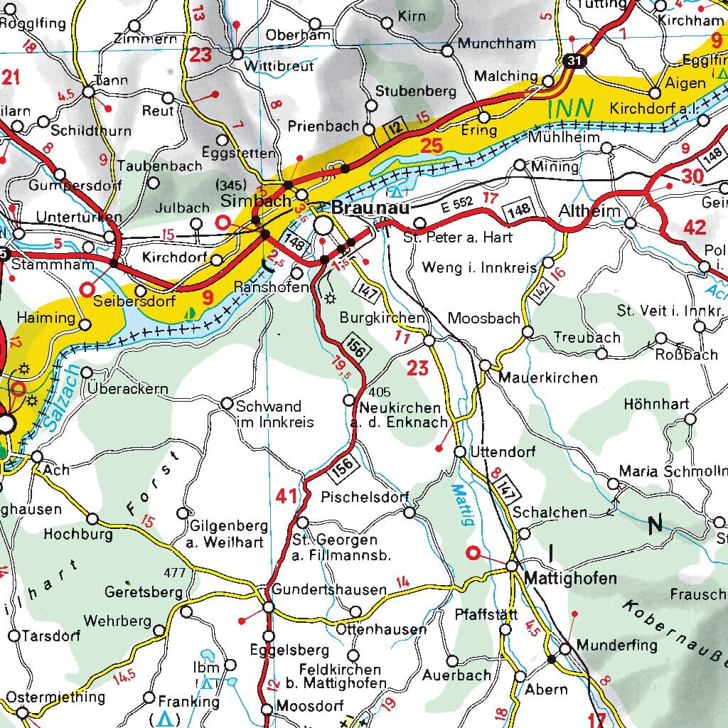 Carte routière n° 730 - Autriche 2022 | Michelin carte pliée Michelin 