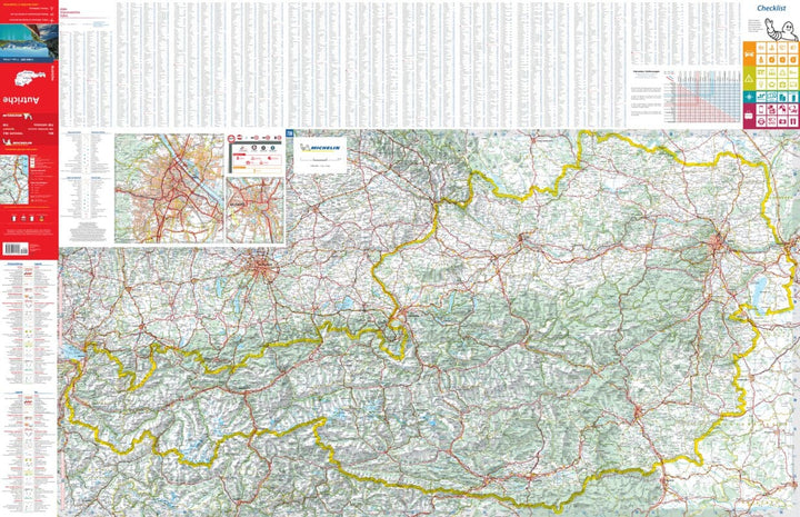Carte routière n° 730 - Autriche 2022 | Michelin carte pliée Michelin 