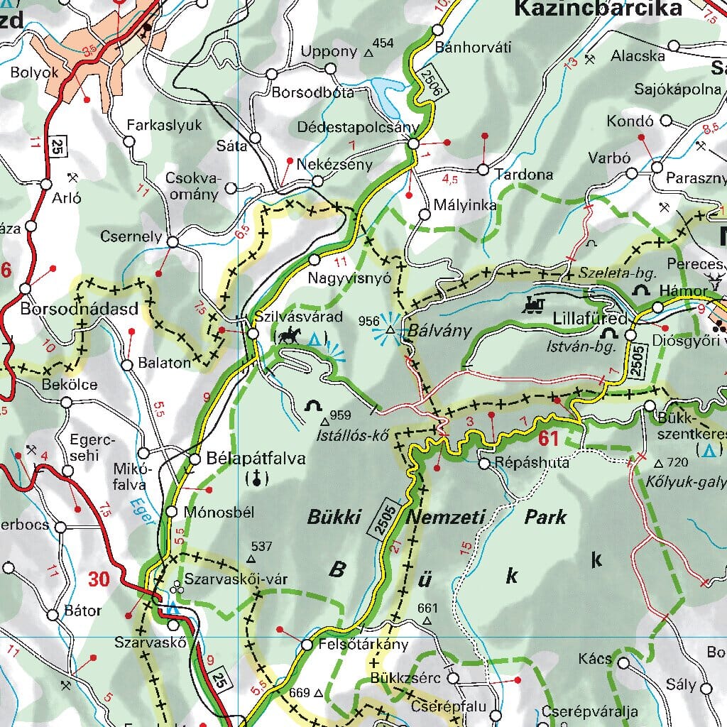 Carte routière n° 732 - Hongrie | Michelin carte routière Michelin