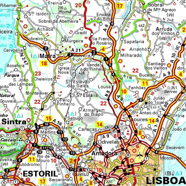 Carte routière n° 733 - Portugal & Madère 2021 | Michelin carte pliée Michelin 
