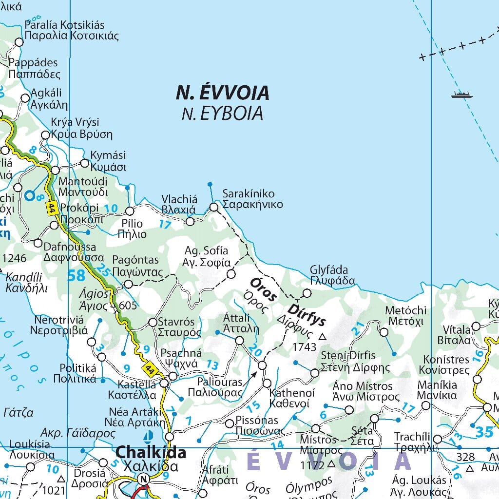 Carte routière n° 737 - Grèce | Michelin carte routière Michelin