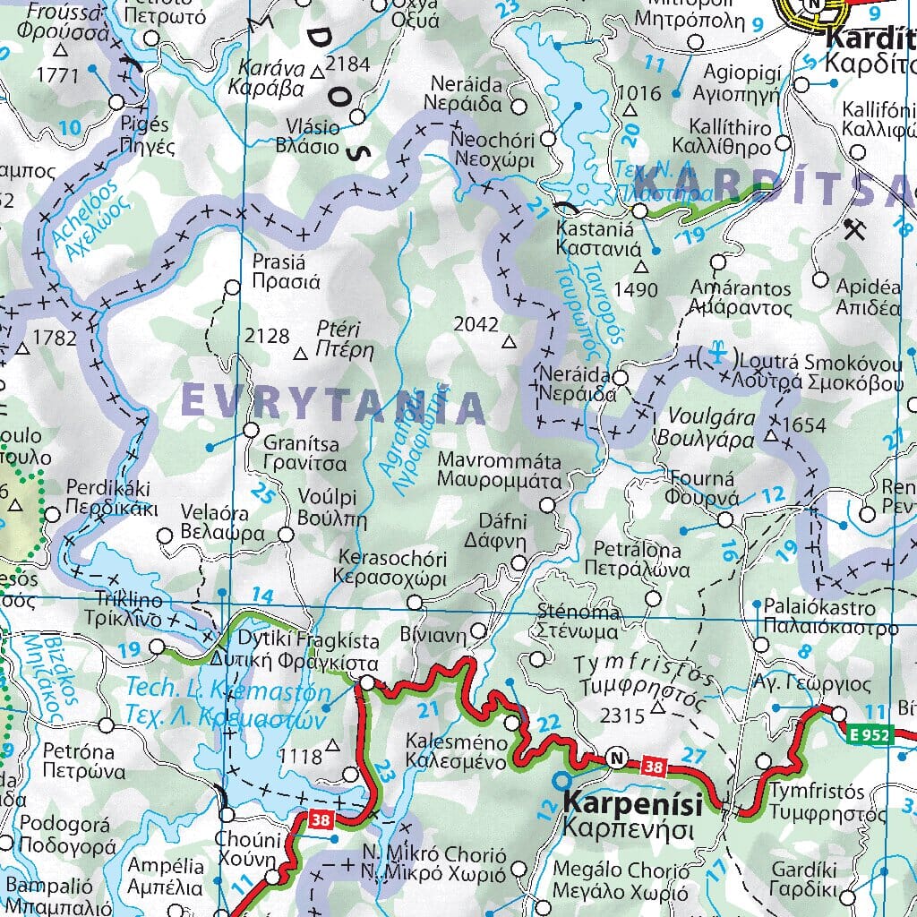 Carte routière n° 737 - Grèce | Michelin carte routière Michelin