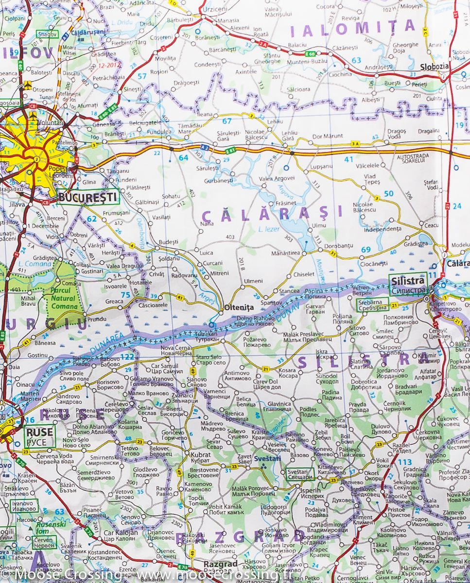 Carte routière n° 738 - Roumanie | Michelin carte routière Michelin
