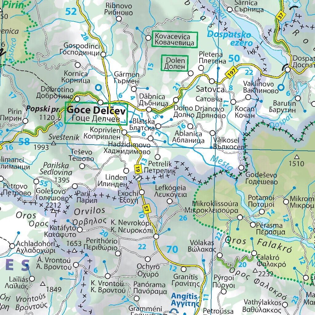 Carte routière n° 739 - Bulgarie | Michelin carte routière Michelin