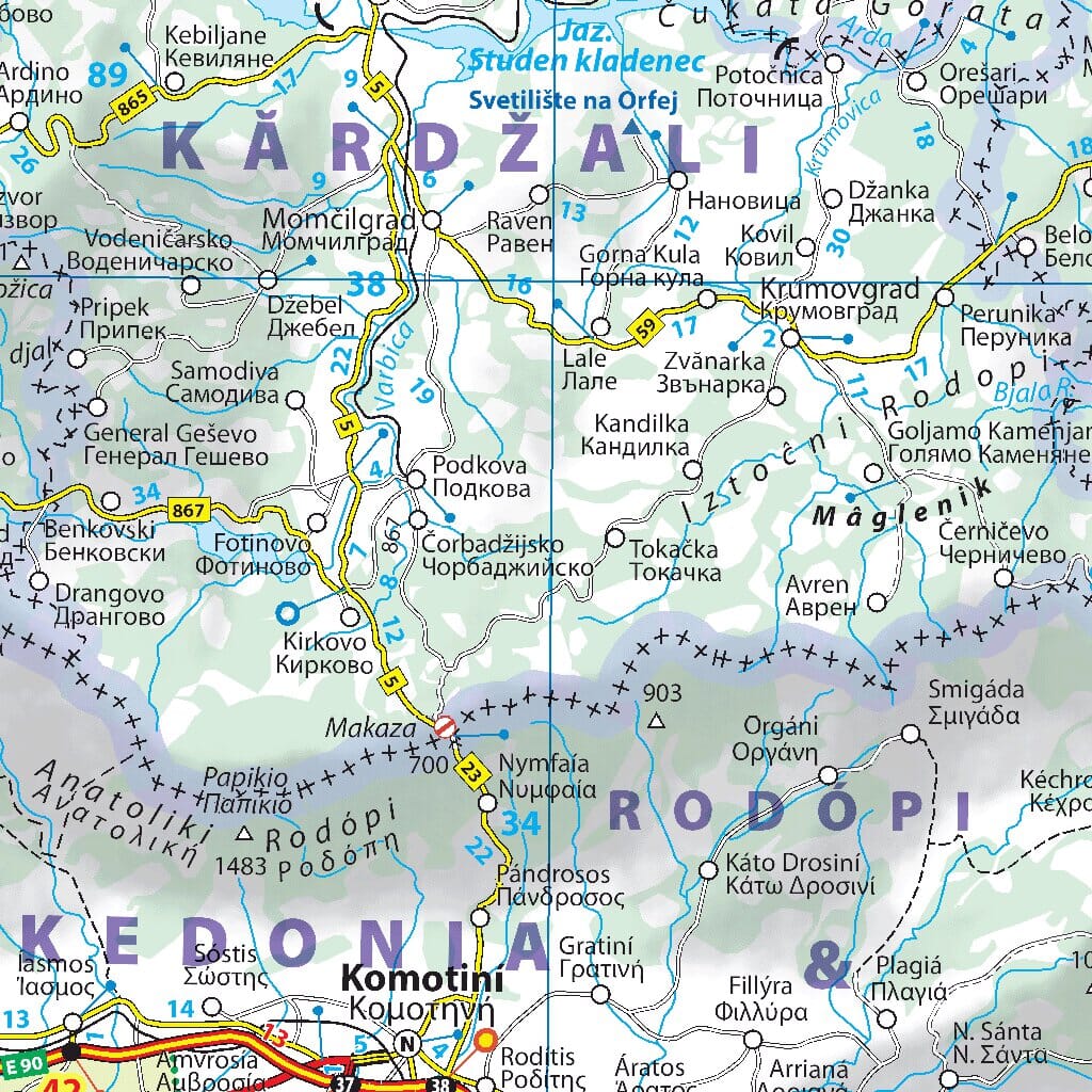 Carte routière n° 739 - Bulgarie | Michelin carte routière Michelin