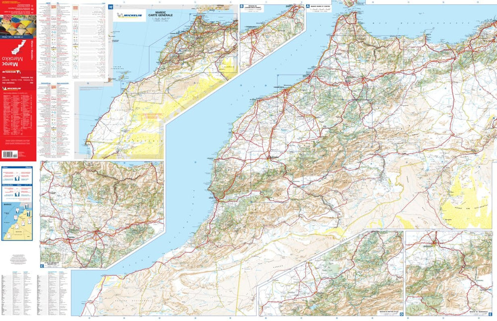 Carte routière n° 742 - Maroc | Michelin carte pliée Michelin 
